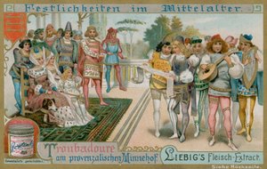 Troubadoure im Minnehof von European School