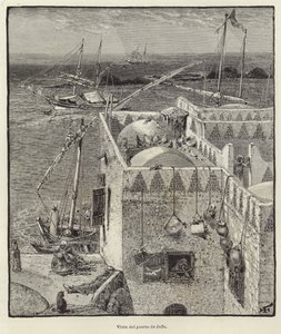 Blick auf den Hafen von Jaffa von European School