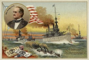 William McKinley, Präsident der Vereinigten Staaten, Spanisch-Amerikanischer Krieg, 1898 von European School