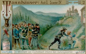 Wolfram und seine Gefährten finden Tannhäuser von European School