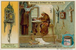 Pendeluhr aus Schmiedeeisen von European School
