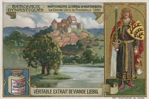 Württemberg: Burg Wirtemberg und Ulrich I., Graf von Württemberg, 1260 von European School