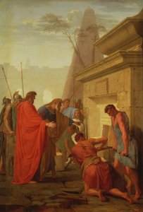 Darius Hystaspes öffnet das Grab von Nitocris, ca. 1649