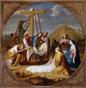 Die Kreuzabnahme Christi, ca. 1651 von Eustache Le Sueur