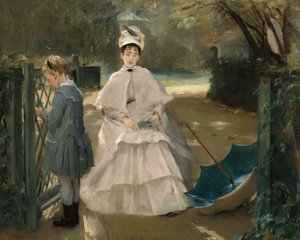Kindermädchen und Kind, 1877-1878