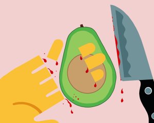 Avocado-Hand von Evan Sklar