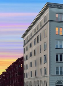 Ecke der Eighth Street und Prospect Park West von Evan Sklar