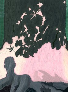 Mein Schatten auf Baum, Brooklyn von Evan Sklar