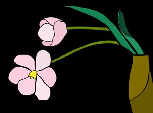 Rosa Blumen