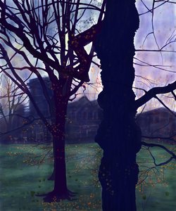 Prospect Park, Morgendämmerung, früher Frühling von Evan Sklar