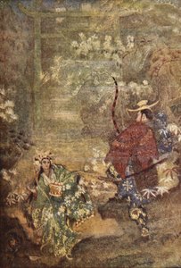 Hoori und die Tochter des Meeresgottes, Illustration aus 