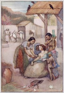 Illustration für Cranford von Mrs. Gaskell von Evelyn Paul