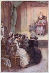 Illustration für Cranford von Mrs. Gaskell von Evelyn Paul