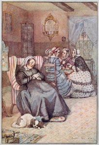 Illustration für Cranford von Mrs. Gaskell von Evelyn Paul