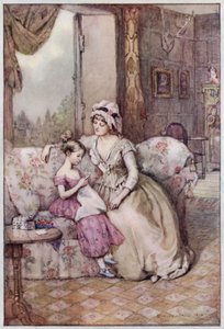 Illustration für Cranford von Mrs. Gaskell von Evelyn Paul