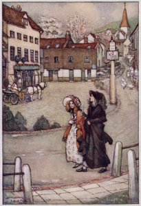 Illustration für Cranford von Mrs. Gaskell von Evelyn Paul