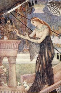 Die Abreise von Isis aus Byblos, Illustration aus 