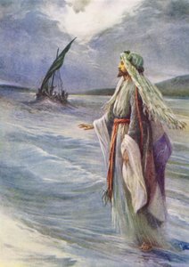 Jesus geht auf dem Meer