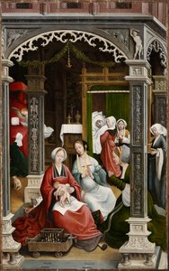 Szene aus dem Leben des Heiligen Rochus, 1517 von Everaert Orley