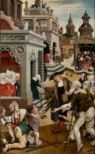 Szene aus dem Leben des Heiligen Rochus, 1517