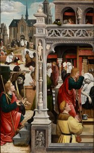 Szene aus dem Leben des Heiligen Rochus, 1517 von Everaert Orley