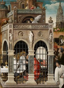 Szene aus dem Leben des Heiligen Rochus von Everaert Orley