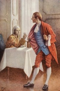 Illustration für Eine empfindsame Reise von Laurence Sterne von Everard Hopkins