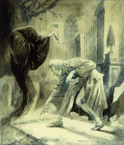 Der Geist der zukünftigen Weihnacht: Ebeneezer Scrooge