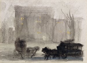 Ansicht von New York - Washington Square von Everett Shinn