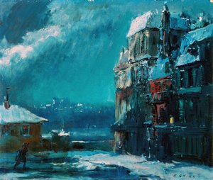 Winternacht, Paris