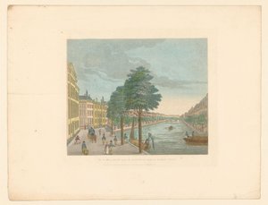 Ansicht der Herengracht bei der Spiegelstraat in Amsterdam von Evert Maaskamp