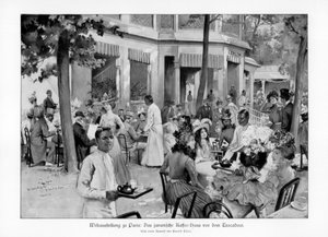 Javanisches Kaffeehaus, Trocadero, Pariser Weltausstellung, 1889, 1900