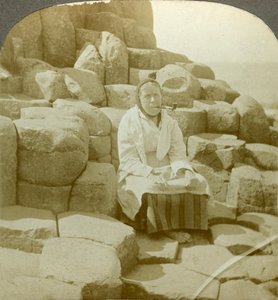 Im Wunschstuhl, Giants Causeway, Antrim, Nordirland