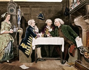 Dr. Johnson, Goldsmith und Boswell, 1909