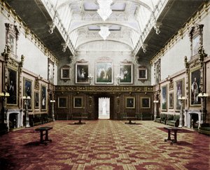 Der Waterloo-Saal, Windsor Castle, ca. 1899, 1901