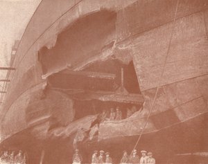 Die tödliche Wirkung eines Torpedos, ca. 1917-1919