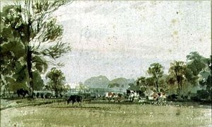 Ansicht von Hyde Park, 19. Jahrhundert von F.J. Collignon