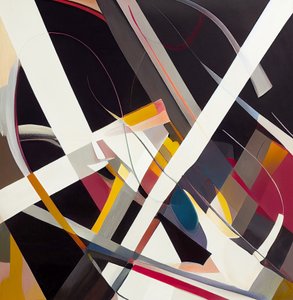 Zeitgenössische abstrakte surrealistische Malerei von F. Abderrahim