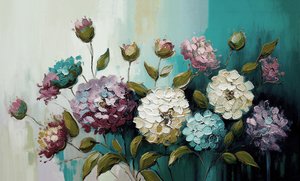 Blumenstillleben von F. Abderrahim