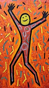 Naive figurative Malerei von F. Abderrahim