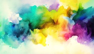 Aquarell abstrakt, bunte Hintergrundmalerei