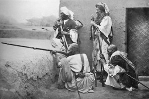 Afridis auf dem Kriegspfad, 1902
