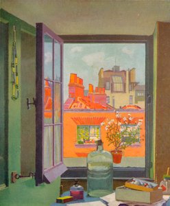 Ein Fenster in der Warren Street, um 1922