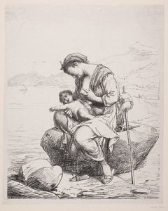Eine junge Mutter von F. Hendriksen