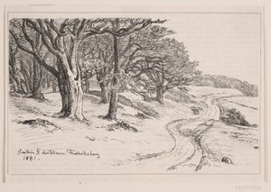 Fra Hestehaven, Frederiksborg von F. Hendriksen