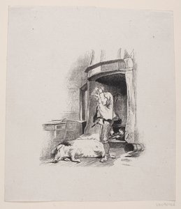 Illustration zu "Der Mann, der zu Hause bleiben sollte"