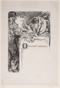 Überfall in den Bergen von F. Hendriksen