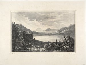 Blick auf den Avernosee von F. Homer