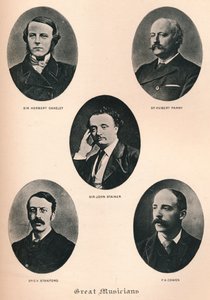 Große Musiker - Platte XI, um 1880, 1895