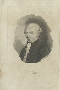 Porträt von Immanuel Kant 1724-1804, ca. 1820 von F. L. Lehmann